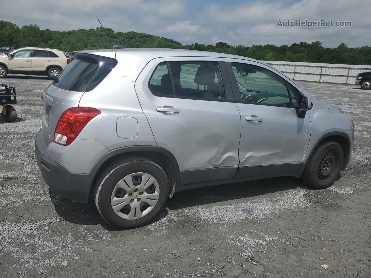 2016 Chevrolet Trax Ls Серый vin: KL7CJKSB4GB671915