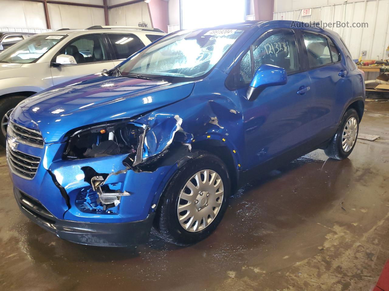 2016 Chevrolet Trax Ls Blue vin: KL7CJKSB5GB756228