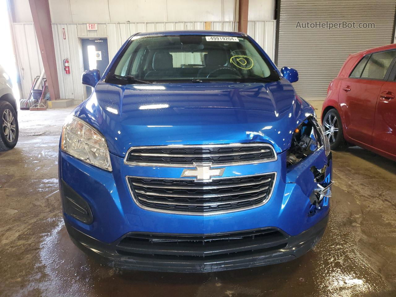 2016 Chevrolet Trax Ls Blue vin: KL7CJKSB5GB756228