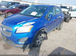 2016 Chevrolet Trax 1ls Blue vin: KL7CJKSB8GB760550