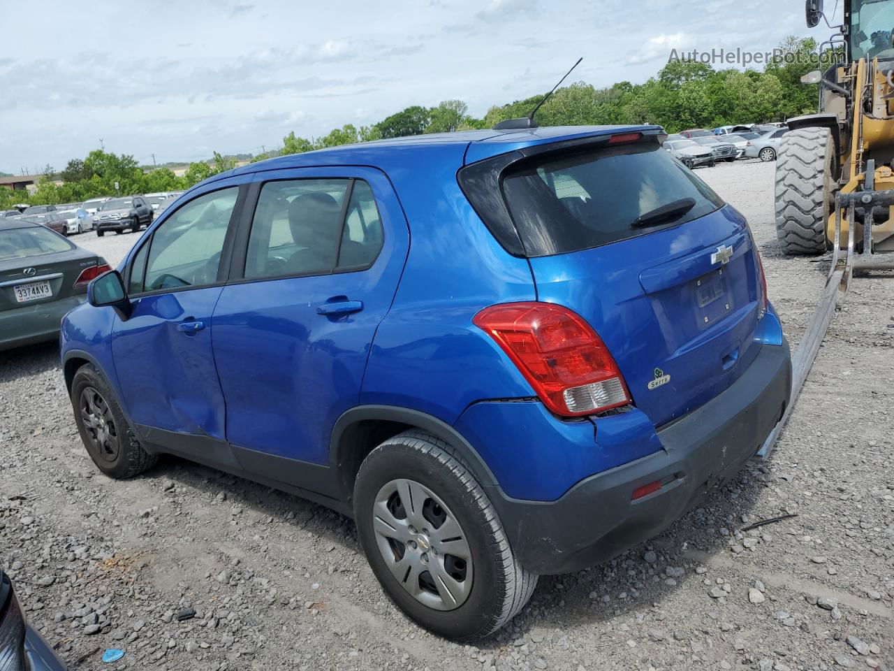 2016 Chevrolet Trax Ls Blue vin: KL7CJKSB9GB728447