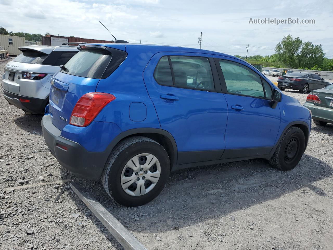 2016 Chevrolet Trax Ls Blue vin: KL7CJKSB9GB728447