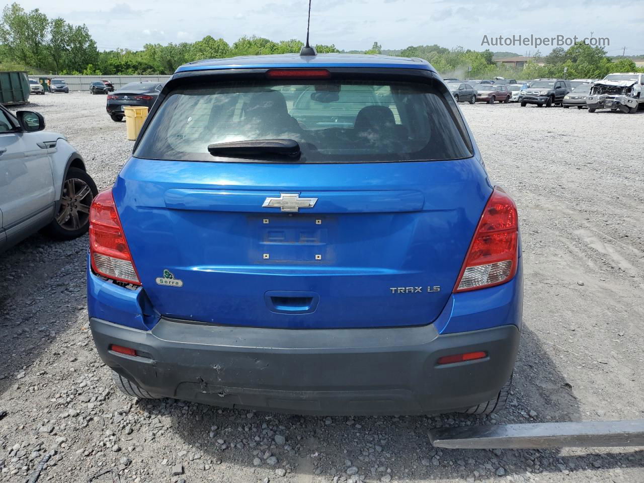 2016 Chevrolet Trax Ls Blue vin: KL7CJKSB9GB728447