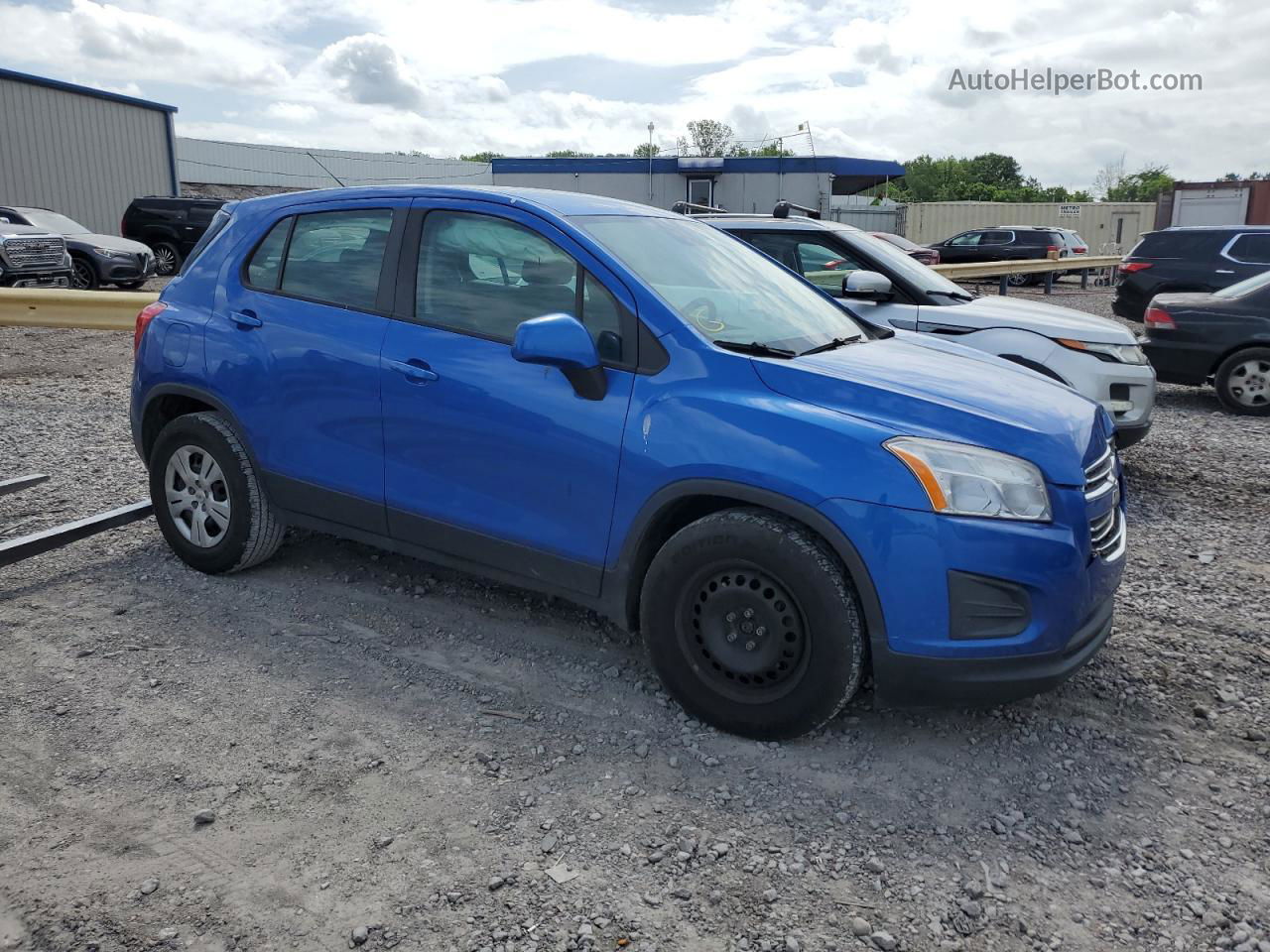 2016 Chevrolet Trax Ls Синий vin: KL7CJKSB9GB728447