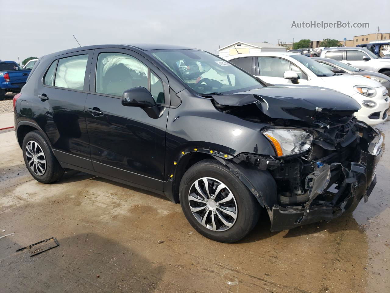 2016 Chevrolet Trax Ls Black vin: KL7CJKSBXGB631600