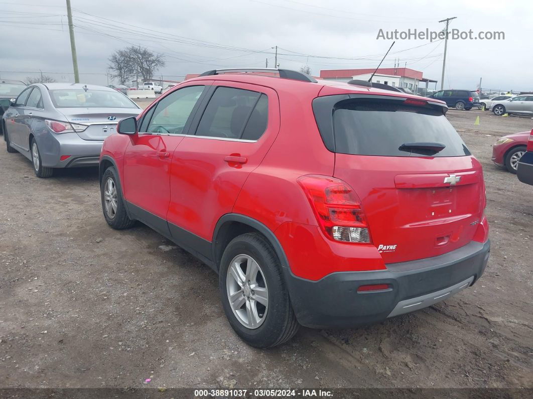 2016 Chevrolet Trax Lt Red vin: KL7CJLSB0GB755624