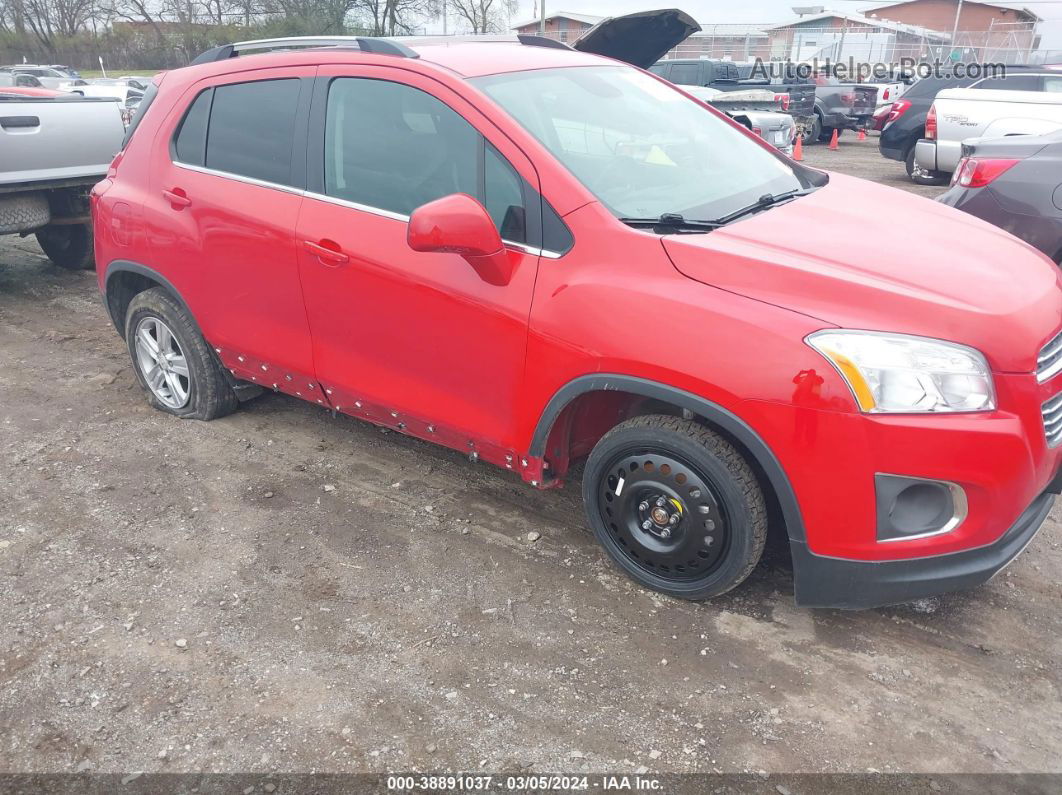 2016 Chevrolet Trax Lt Red vin: KL7CJLSB0GB755624