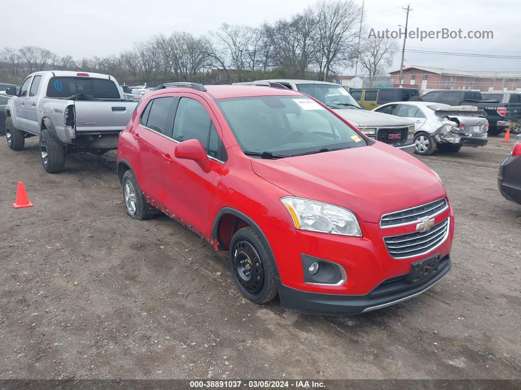 2016 Chevrolet Trax Lt Red vin: KL7CJLSB0GB755624