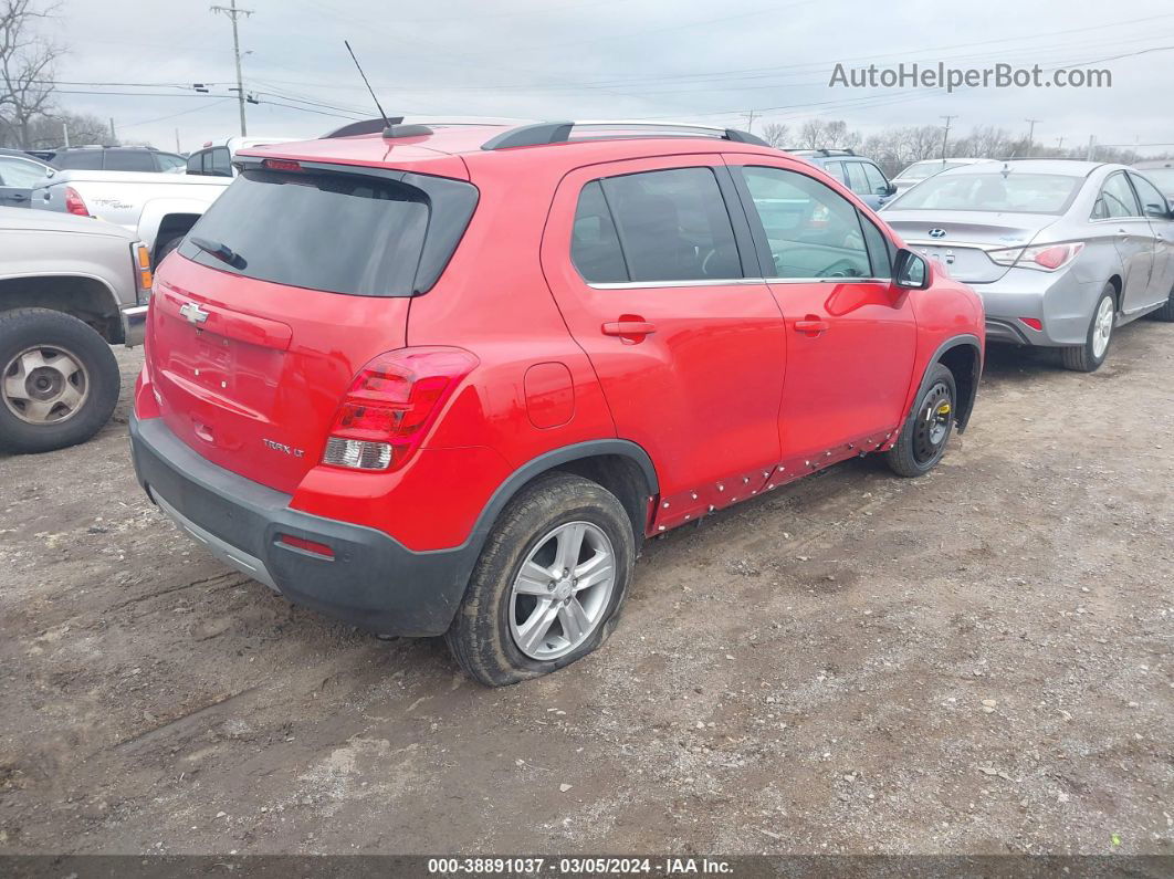 2016 Chevrolet Trax Lt Red vin: KL7CJLSB0GB755624