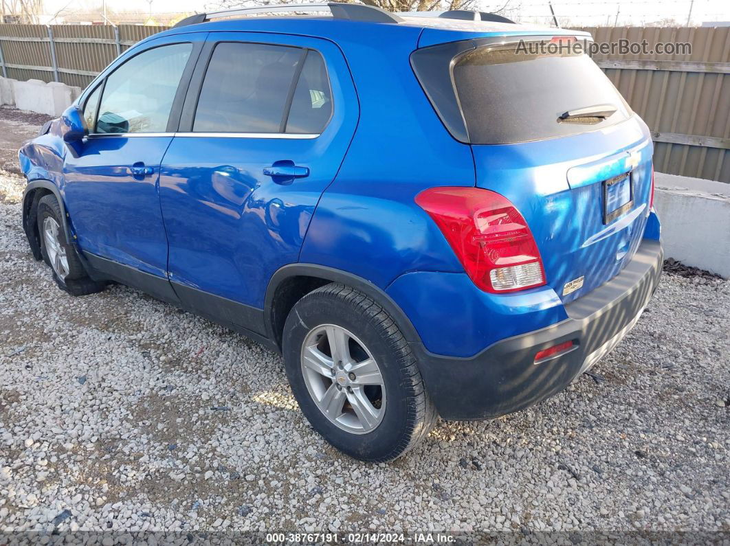 2016 Chevrolet Trax Lt Blue vin: KL7CJLSB1GB550958