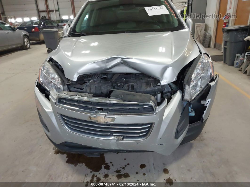 2016 Chevrolet Trax Lt Silver vin: KL7CJLSB1GB653765