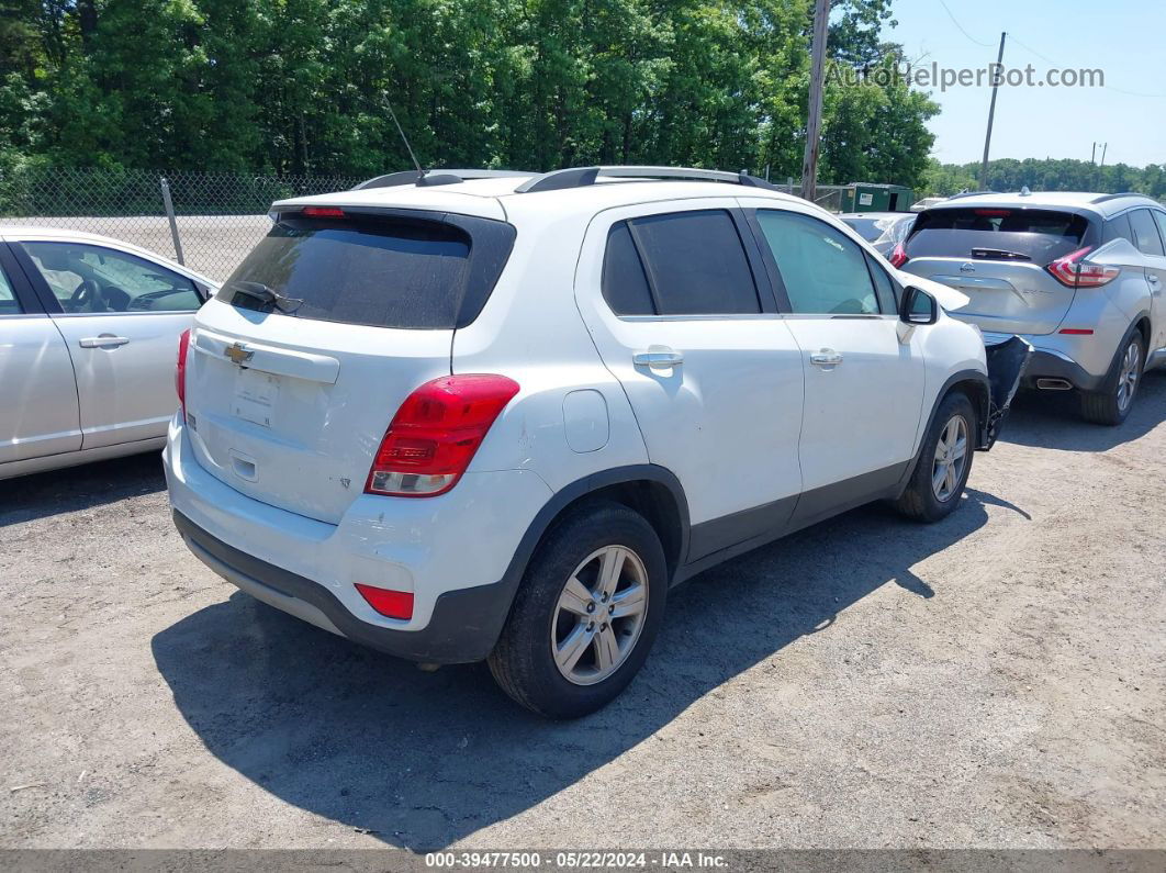 2019 Chevrolet Trax Lt White vin: KL7CJLSB2KB752958