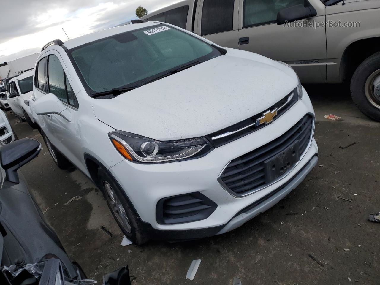 2019 Chevrolet Trax 1lt White vin: KL7CJLSB2KB908240