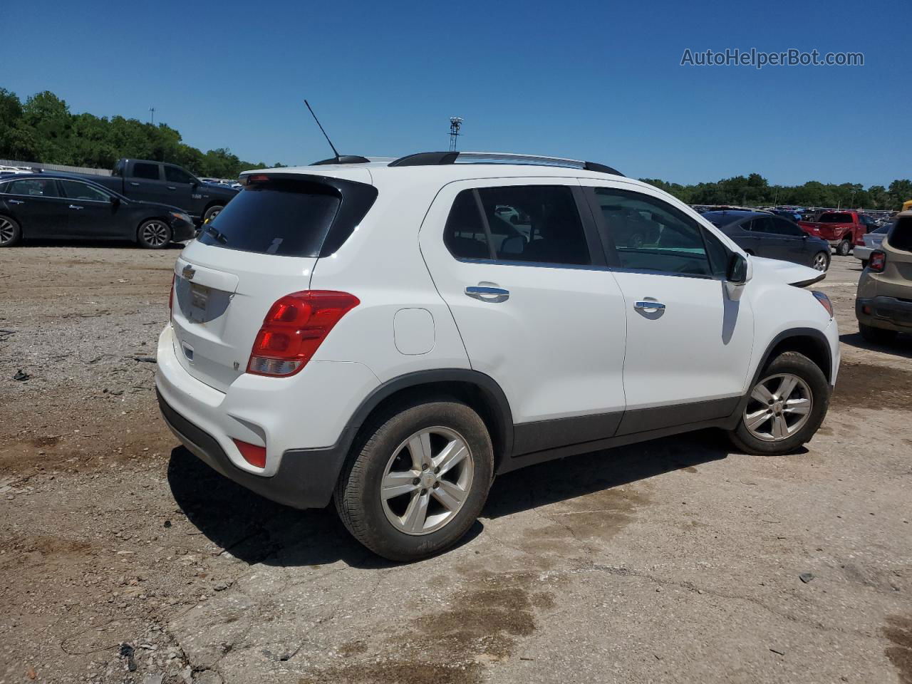 2019 Chevrolet Trax 1lt White vin: KL7CJLSB2KB935843