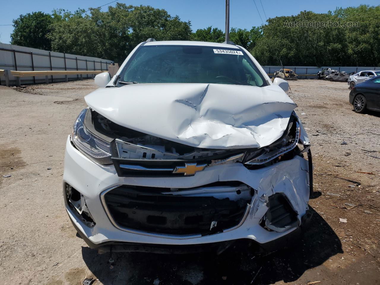 2019 Chevrolet Trax 1lt White vin: KL7CJLSB2KB935843