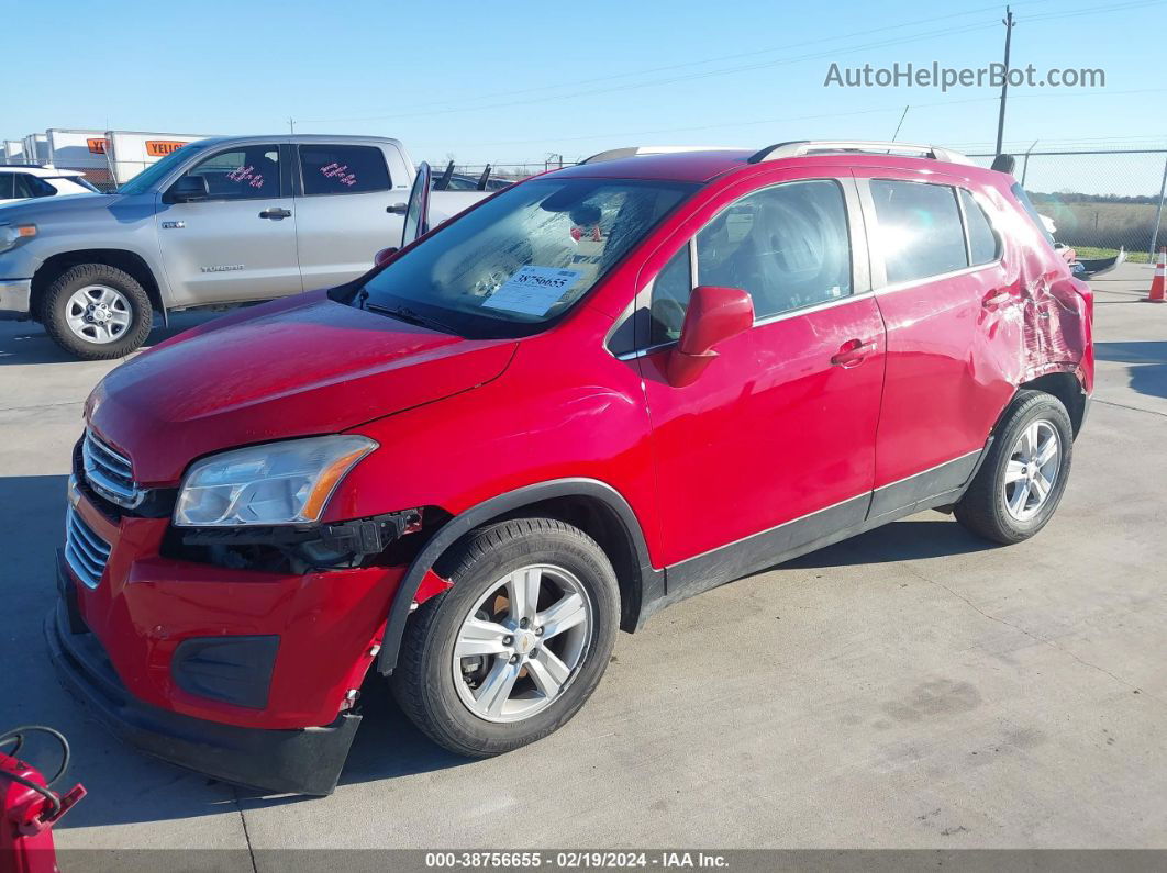 2016 Chevrolet Trax Lt Red vin: KL7CJLSB3GB683026