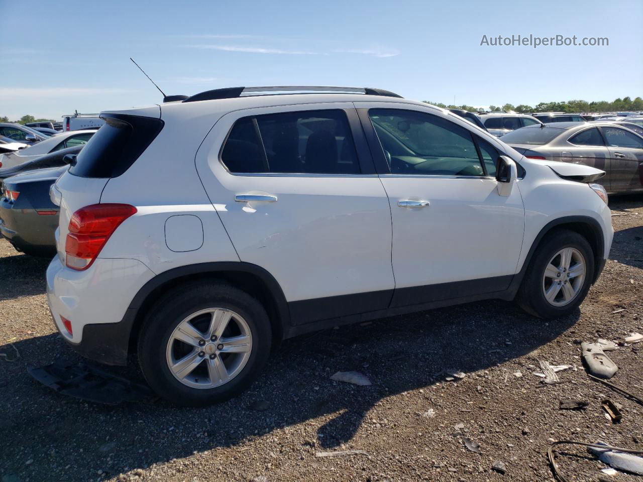 2019 Chevrolet Trax 1lt White vin: KL7CJLSB3KB917576