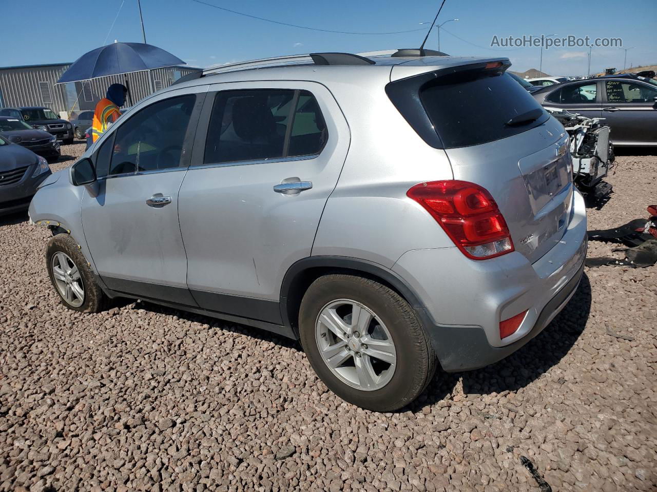 2019 Chevrolet Trax 1lt Silver vin: KL7CJLSB5KB891773