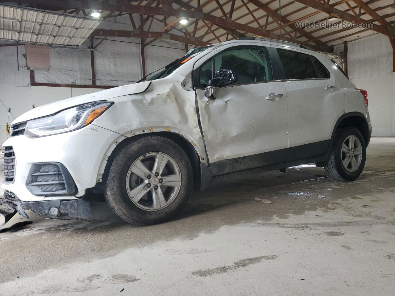 2019 Chevrolet Trax 1lt White vin: KL7CJLSB5KB935996