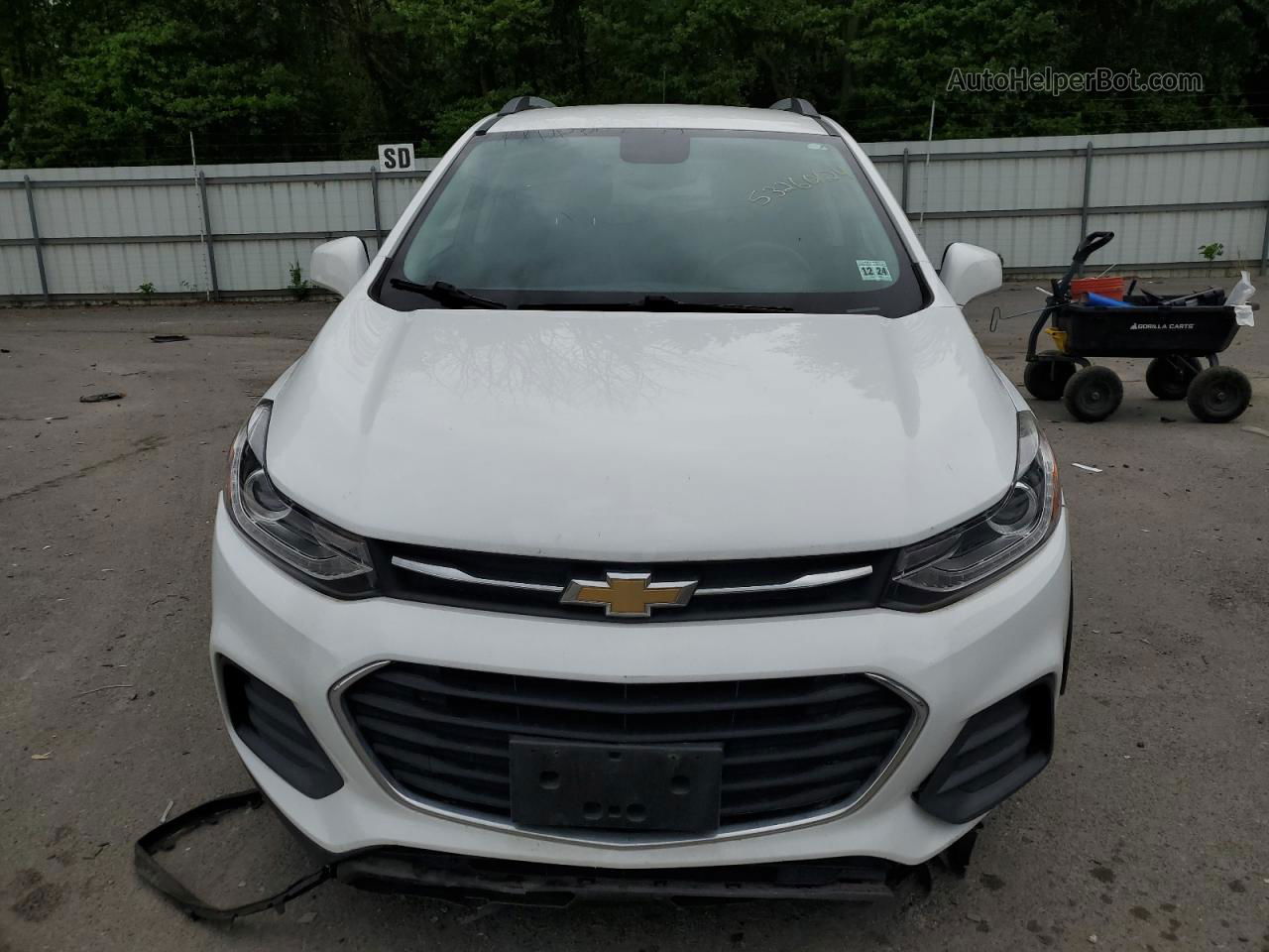 2019 Chevrolet Trax 1lt White vin: KL7CJLSB5KB959585