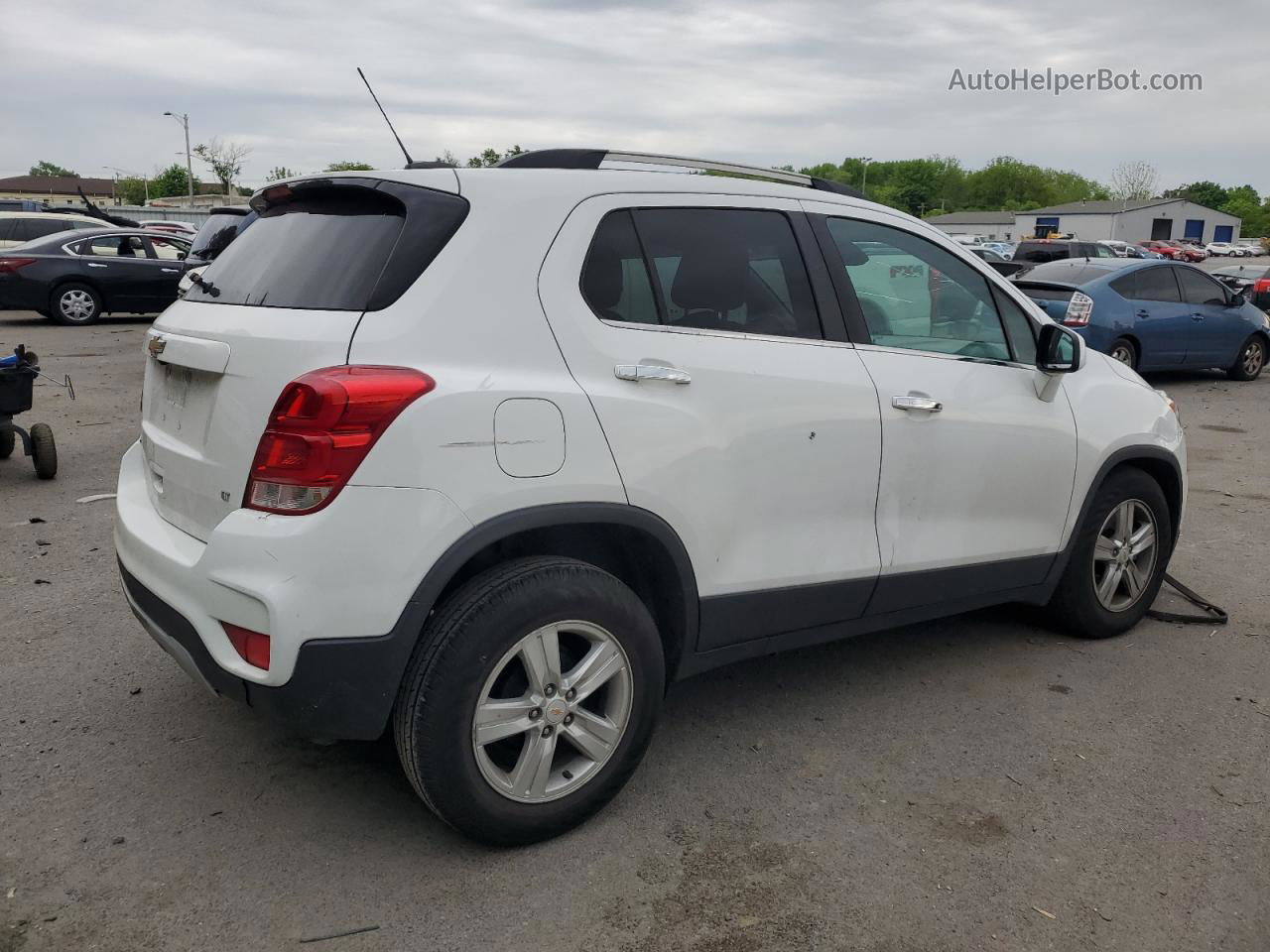 2019 Chevrolet Trax 1lt White vin: KL7CJLSB5KB959585