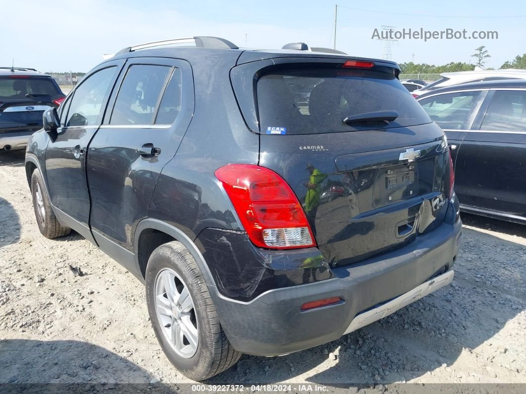 2016 Chevrolet Trax Lt Черный vin: KL7CJLSB6GB652160