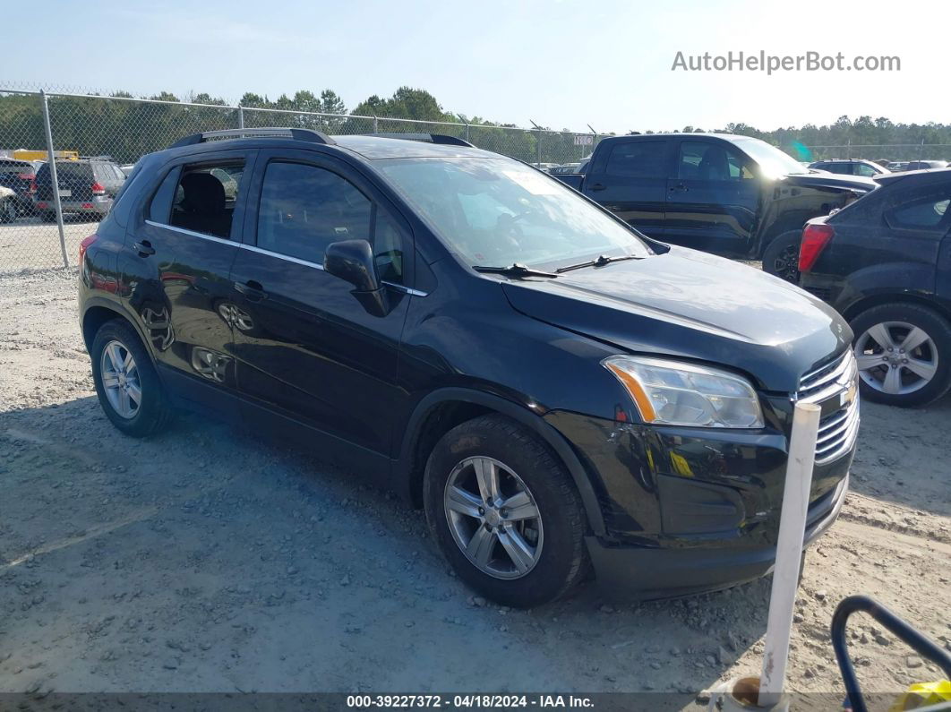 2016 Chevrolet Trax Lt Black vin: KL7CJLSB6GB652160