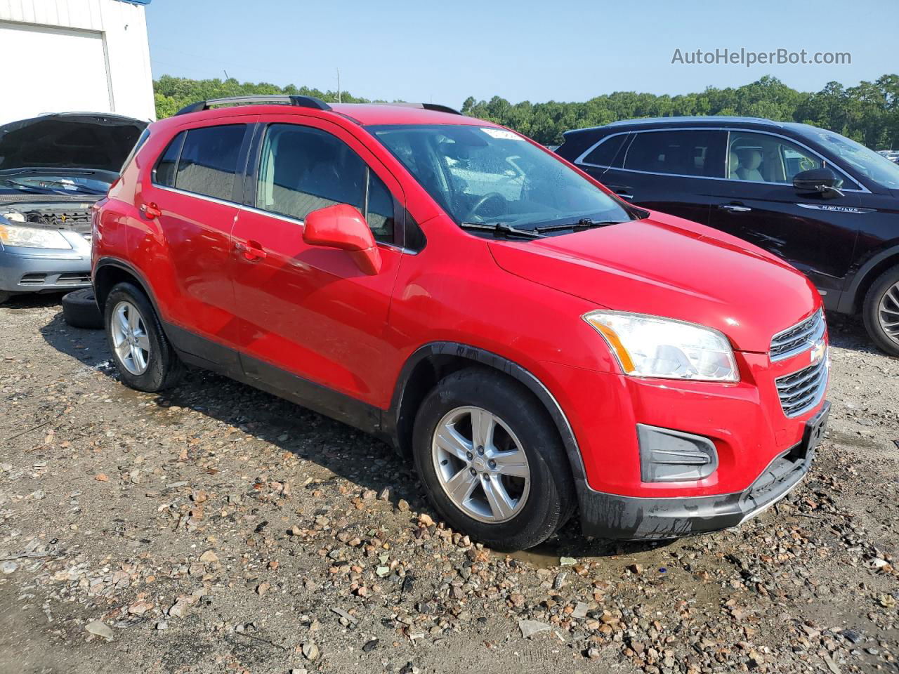 2016 Chevrolet Trax 1lt Red vin: KL7CJLSB6GB697843