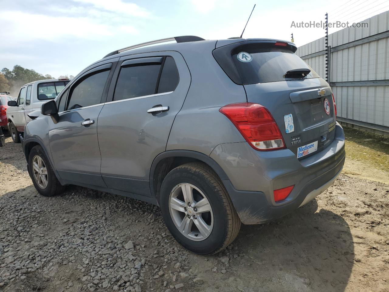 2019 Chevrolet Trax 1lt Gray vin: KL7CJLSB6KB879096