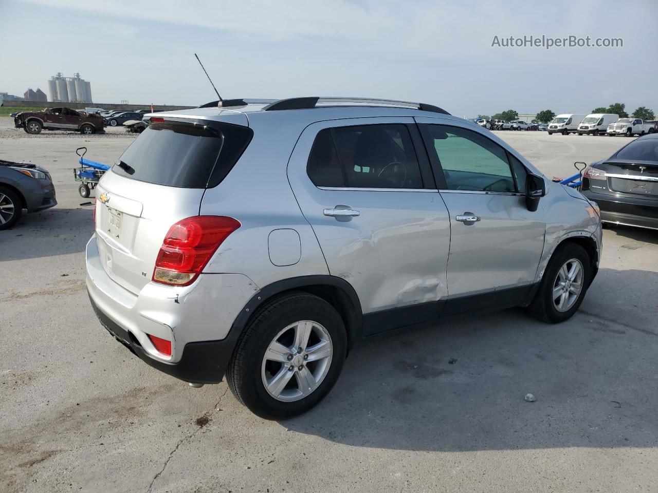 2019 Chevrolet Trax 1lt Silver vin: KL7CJLSB6KB890941