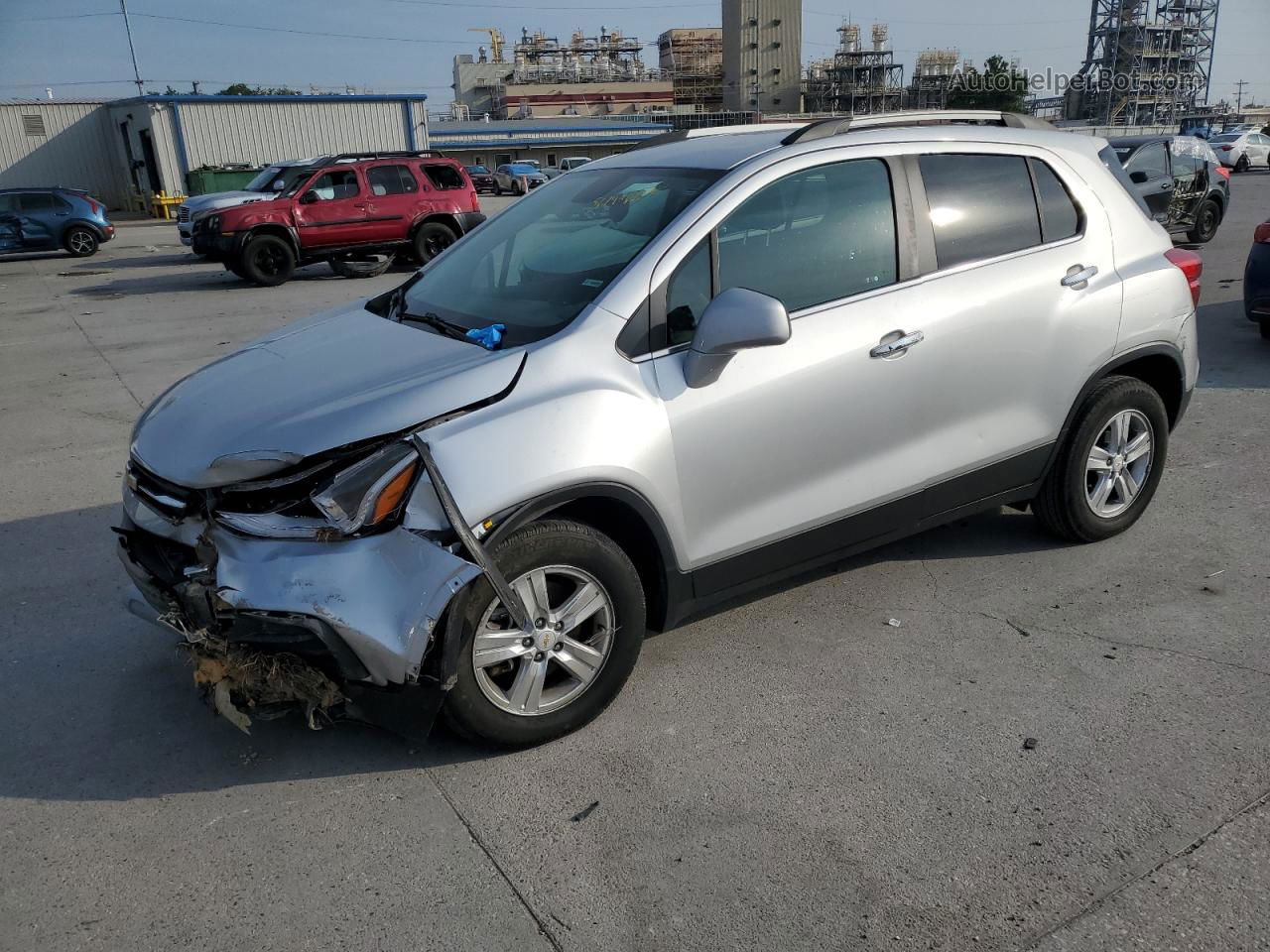 2019 Chevrolet Trax 1lt Silver vin: KL7CJLSB6KB890941