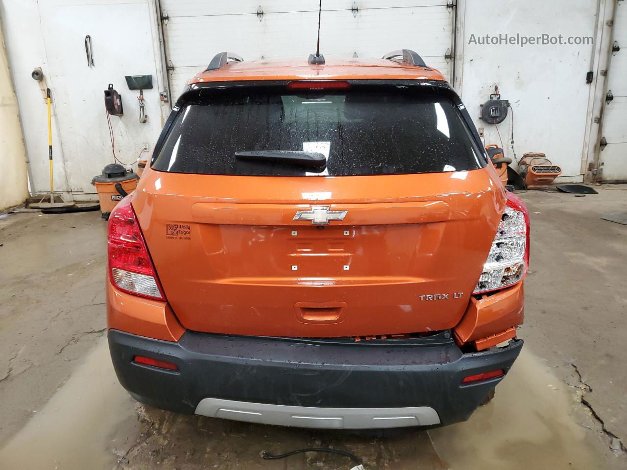 2016 Chevrolet Trax 1lt Orange vin: KL7CJLSB7GB649090