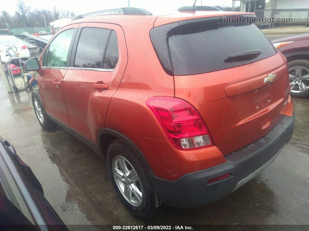 2016 Chevrolet Trax Lt Orange vin: KL7CJLSB7GB690724