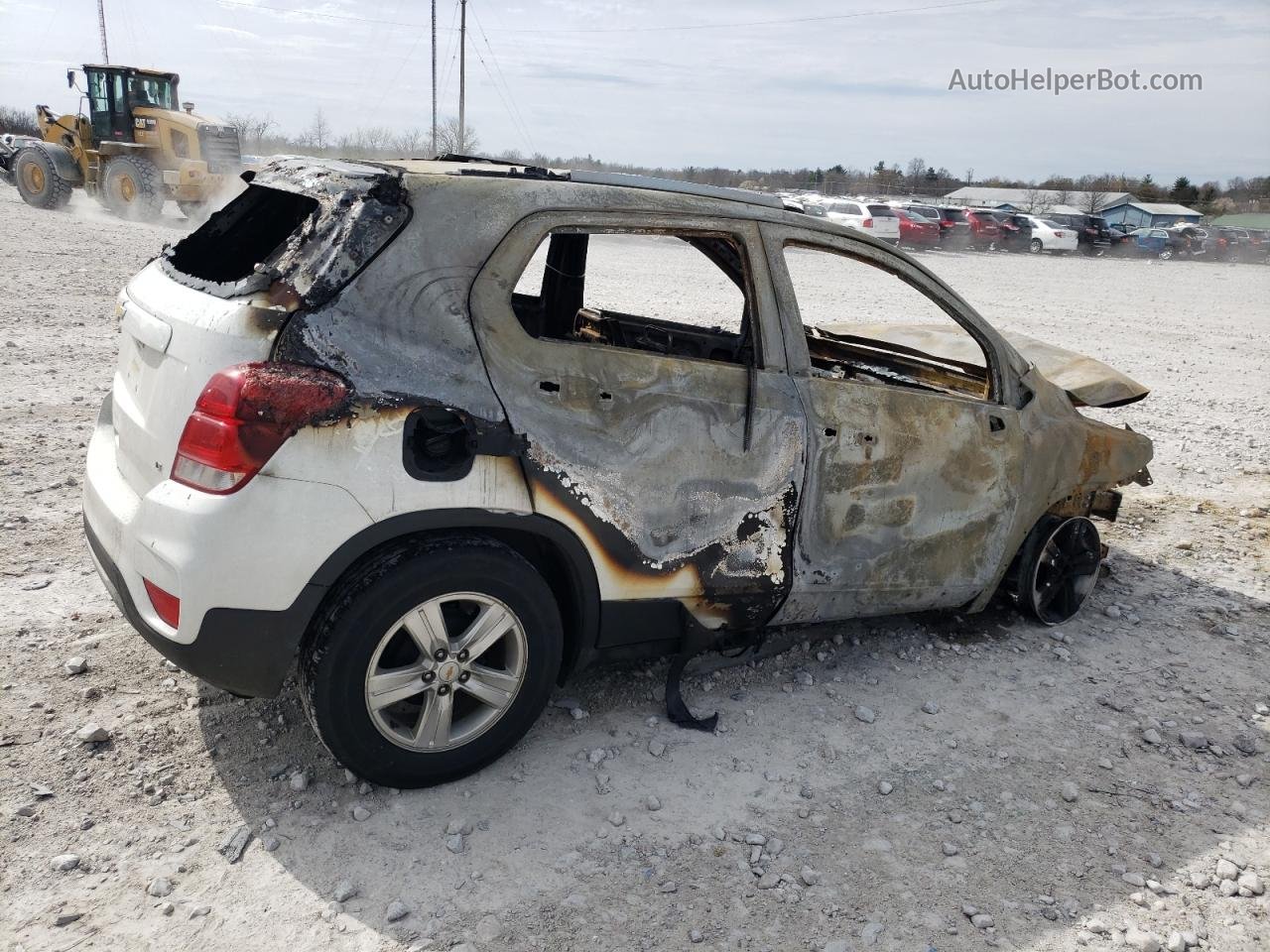 2019 Chevrolet Trax 1lt White vin: KL7CJLSB7KB815374