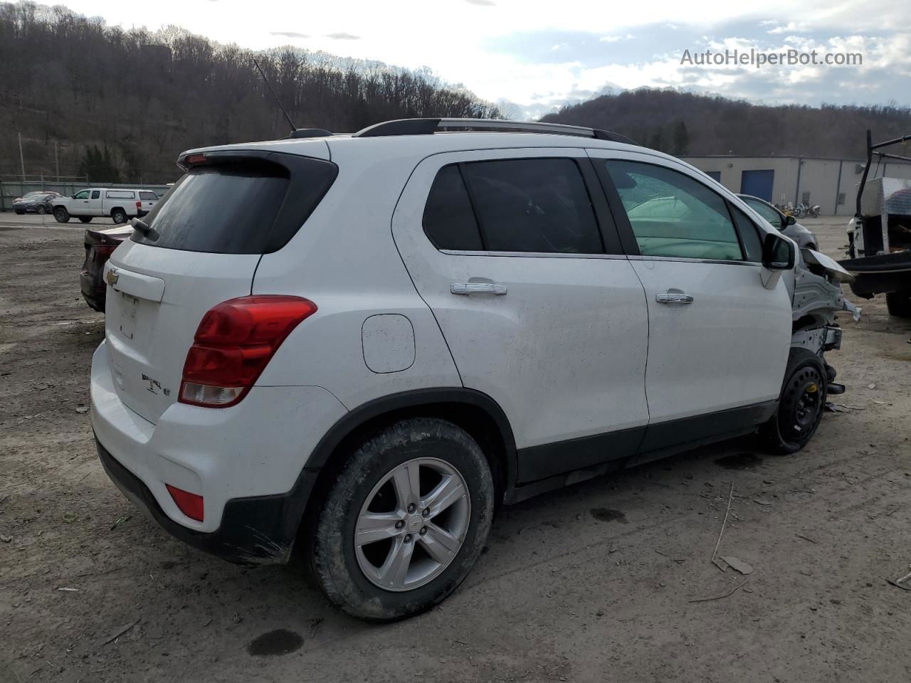 2019 Chevrolet Trax 1lt White vin: KL7CJLSB7KB848424