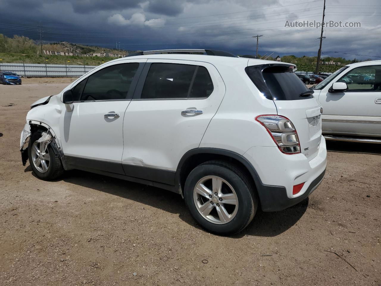 2019 Chevrolet Trax 1lt White vin: KL7CJLSB8KB823113