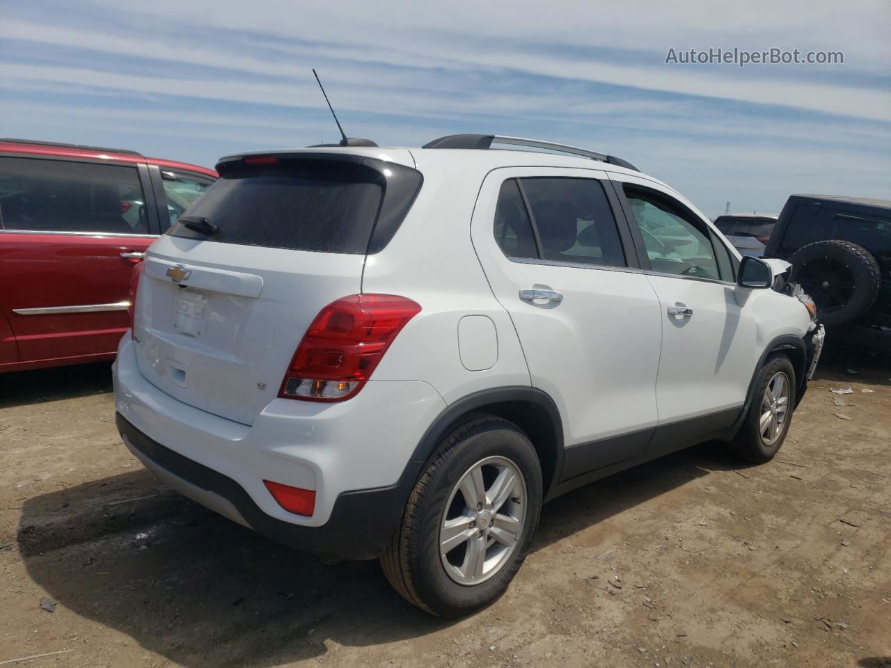 2019 Chevrolet Trax 1lt White vin: KL7CJLSB8KB963937