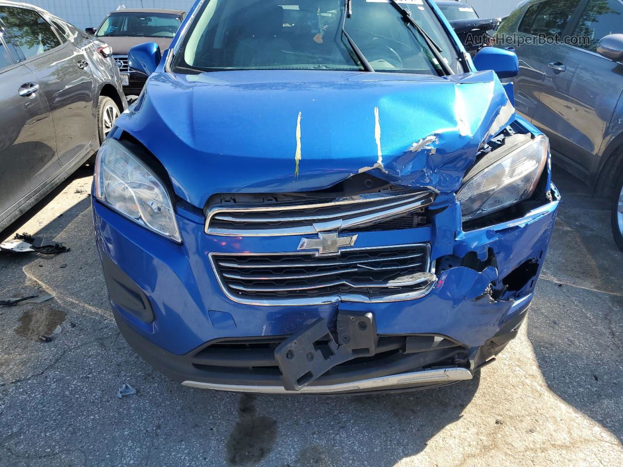 2016 Chevrolet Trax 1lt Blue vin: KL7CJLSBXGB569153