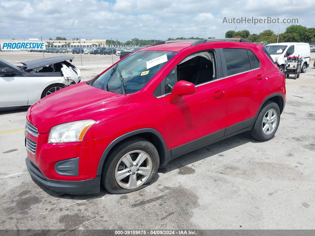 2016 Chevrolet Trax Lt Красный vin: KL7CJLSBXGB650640