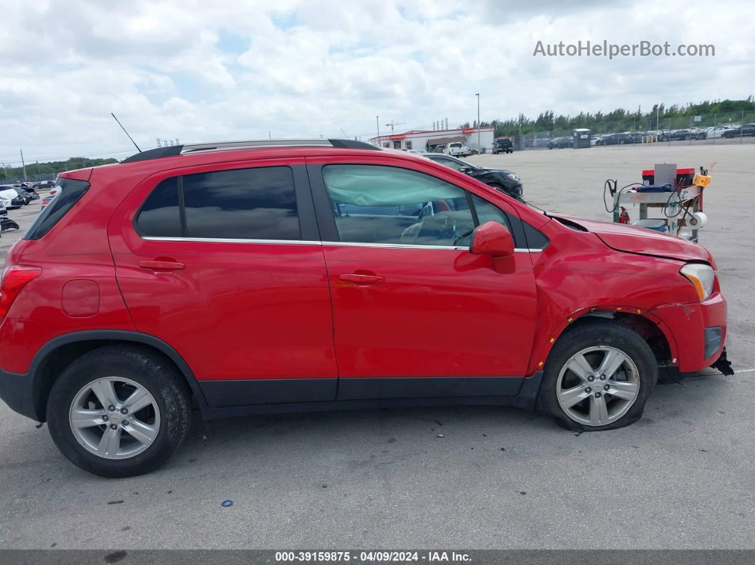 2016 Chevrolet Trax Lt Red vin: KL7CJLSBXGB650640