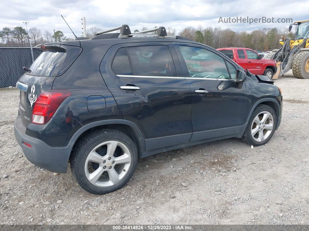 2016 Chevrolet Trax Ltz Black vin: KL7CJMSB7GB698652