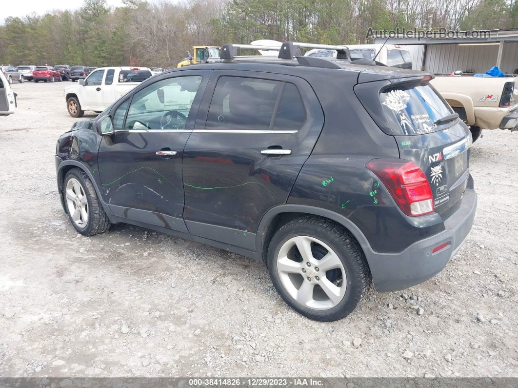 2016 Chevrolet Trax Ltz Черный vin: KL7CJMSB7GB698652