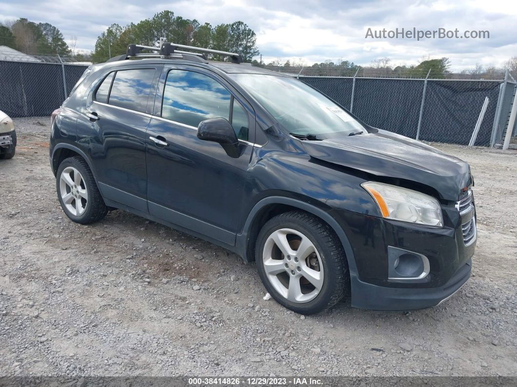 2016 Chevrolet Trax Ltz Черный vin: KL7CJMSB7GB698652