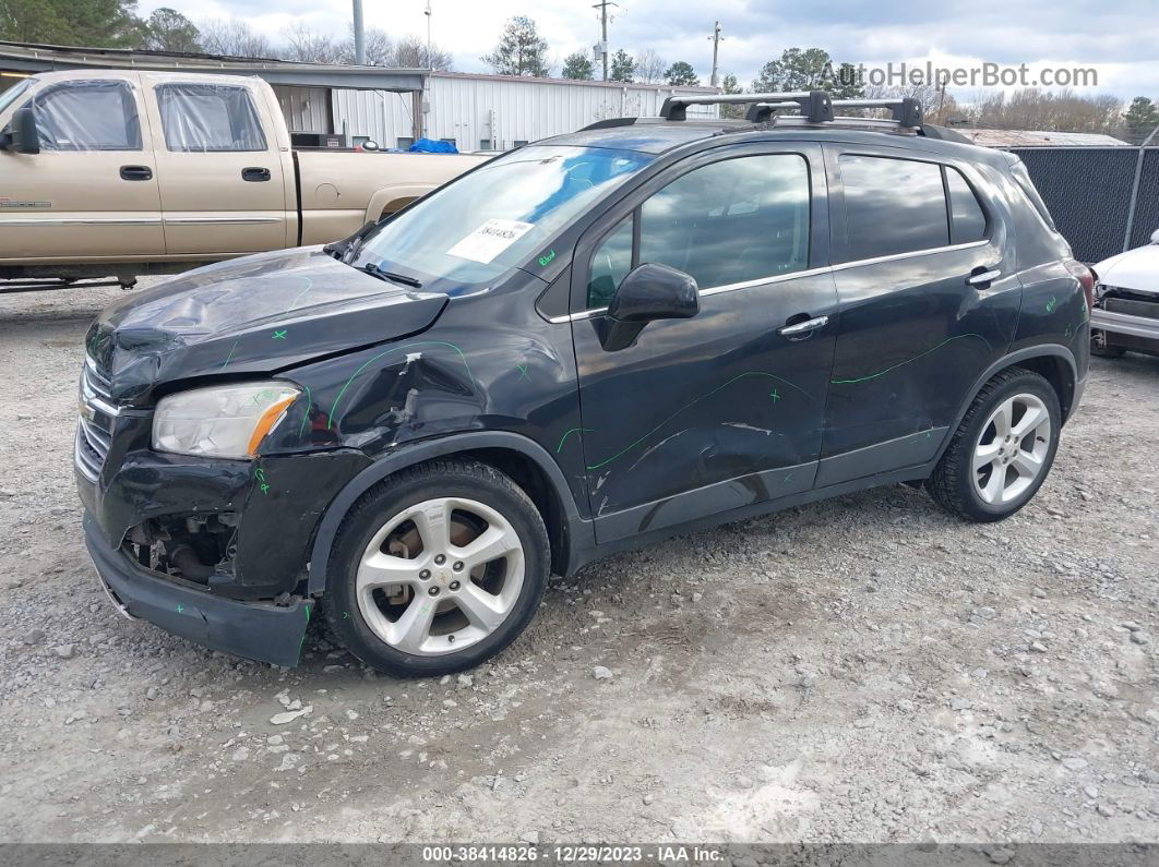 2016 Chevrolet Trax Ltz Черный vin: KL7CJMSB7GB698652