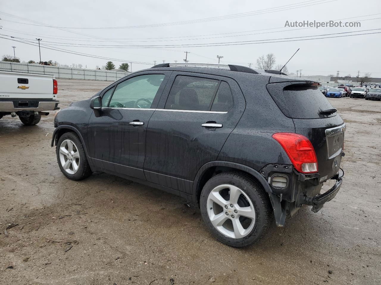 2016 Chevrolet Trax Ltz Black vin: KL7CJMSBXGB547143