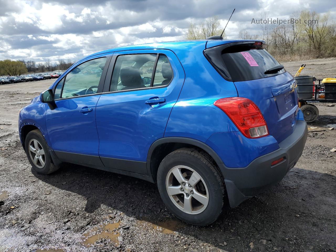 2016 Chevrolet Trax Ls Blue vin: KL7CJNSB0GB543432