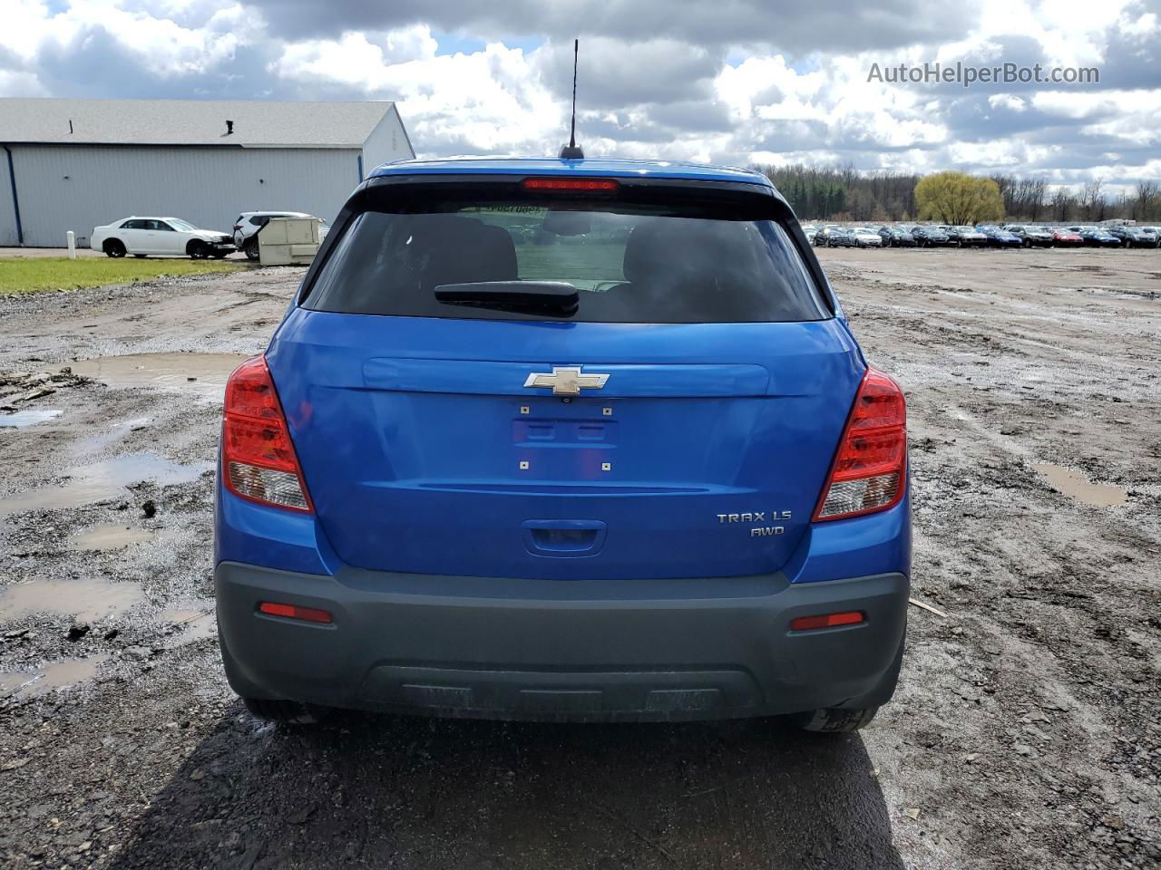 2016 Chevrolet Trax Ls Blue vin: KL7CJNSB0GB543432