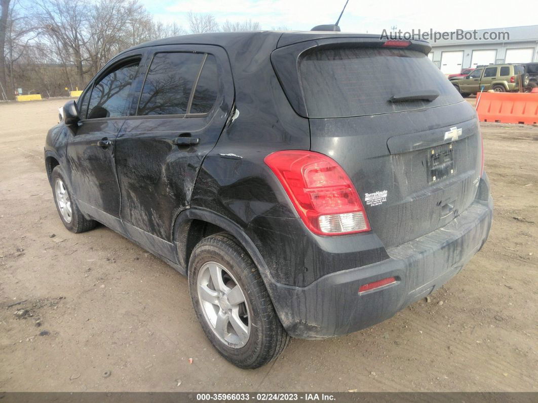 2016 Chevrolet Trax 1ls Gray vin: KL7CJNSB0GB574020