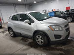 2016 Chevrolet Trax 1ls Silver vin: KL7CJNSB2GB740506