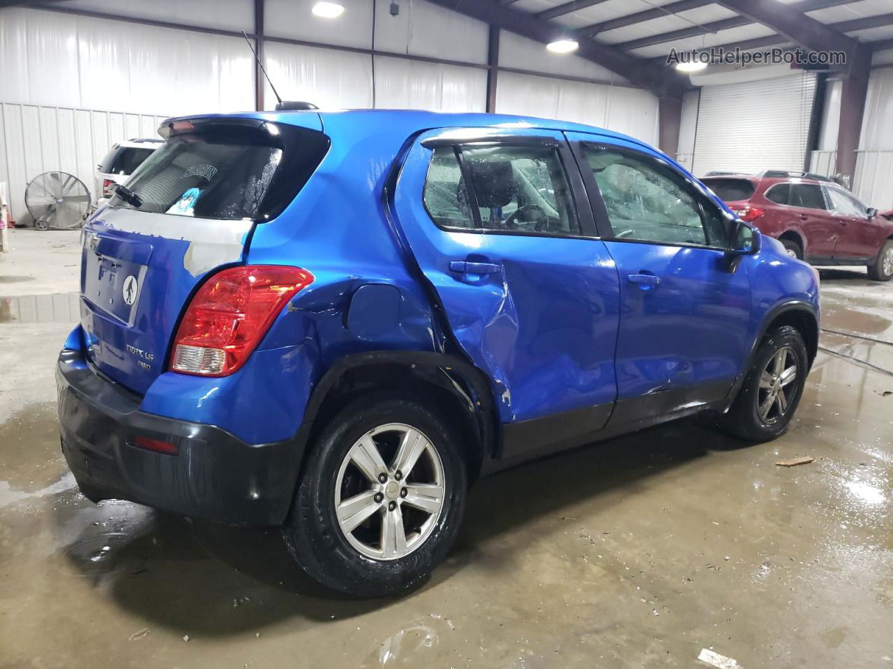 2016 Chevrolet Trax Ls Blue vin: KL7CJNSB9GB521834